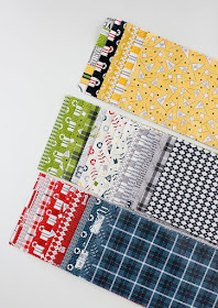 Varsity fabric designed by Sweetwater for Moda