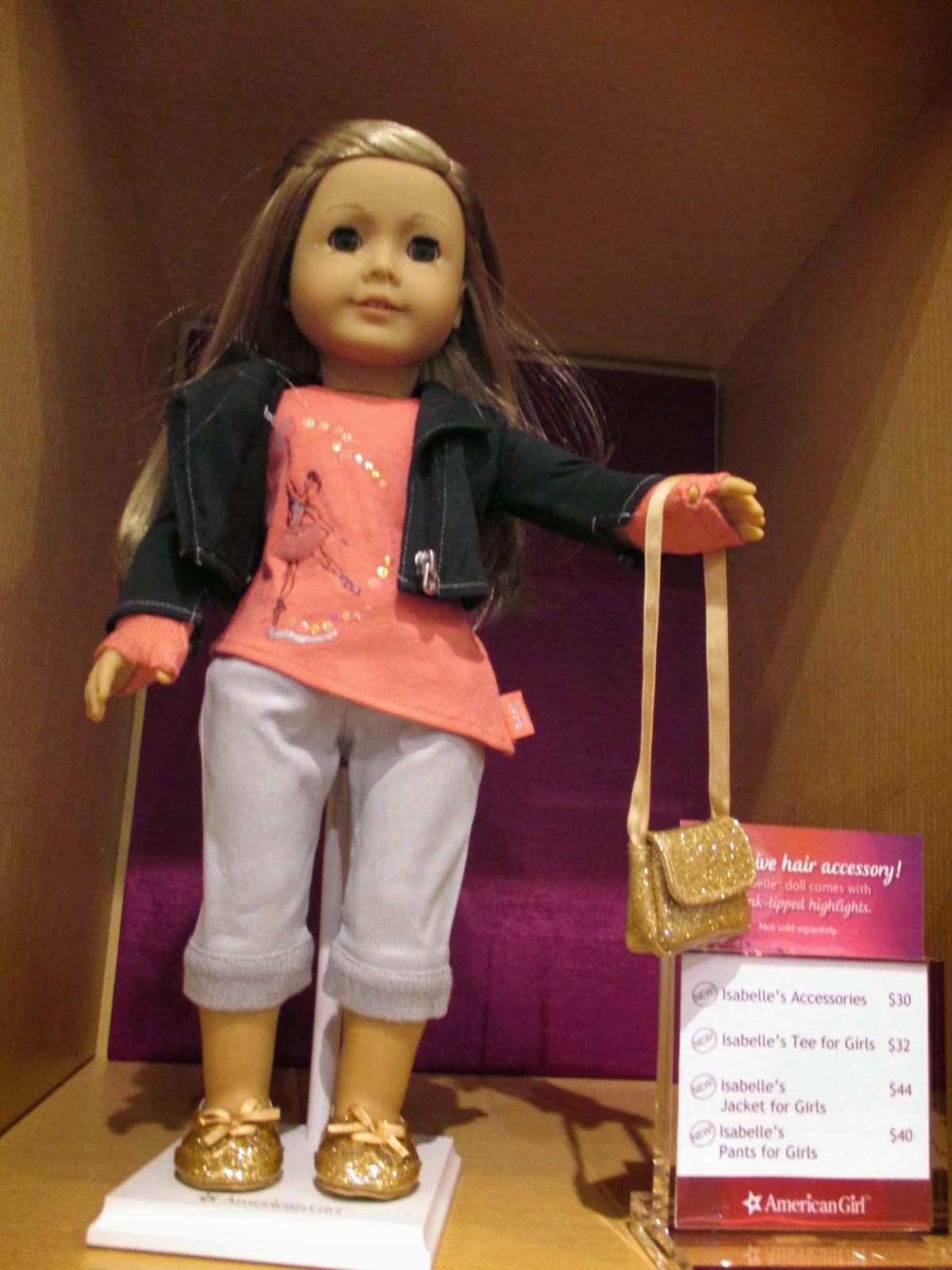 My Dolls And Me; An American Girl Doll blog AGplace Seattle Isabelle