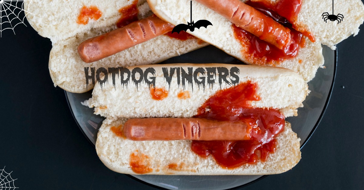 Hotdog vingers - traktatie voor Halloween