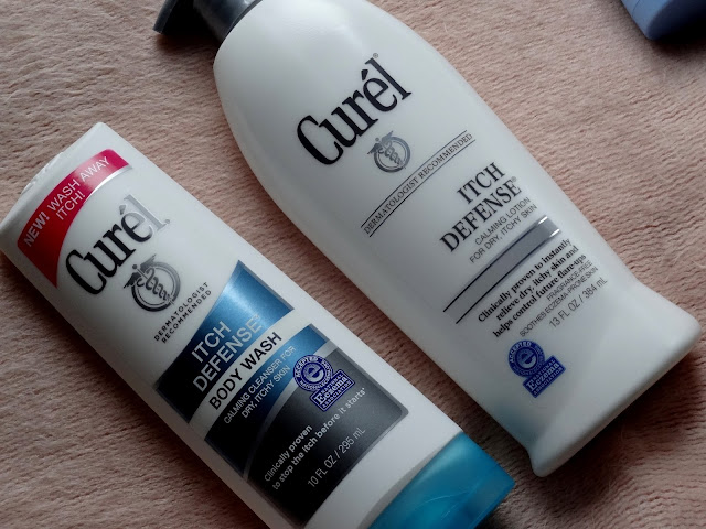 Curel Itch Defense Body Wash and Calming Lotion