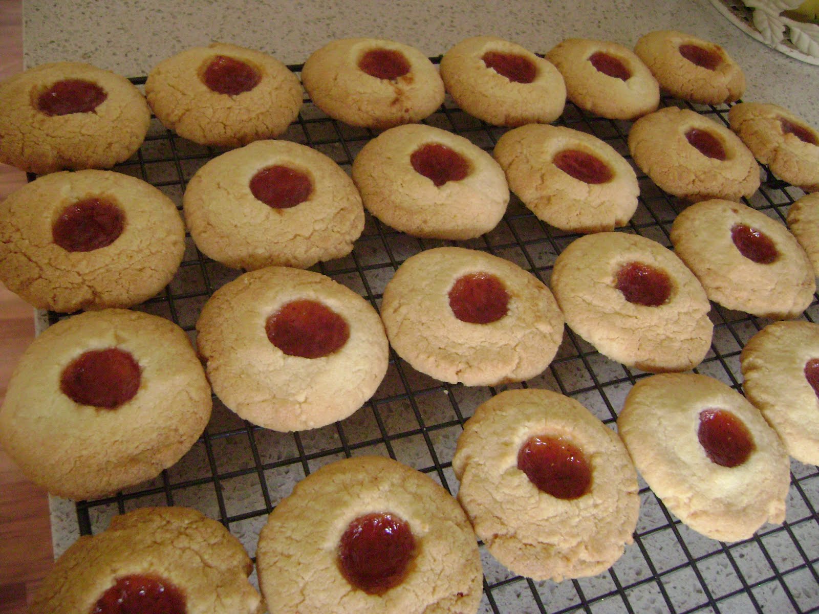 Almond Jam Cookies