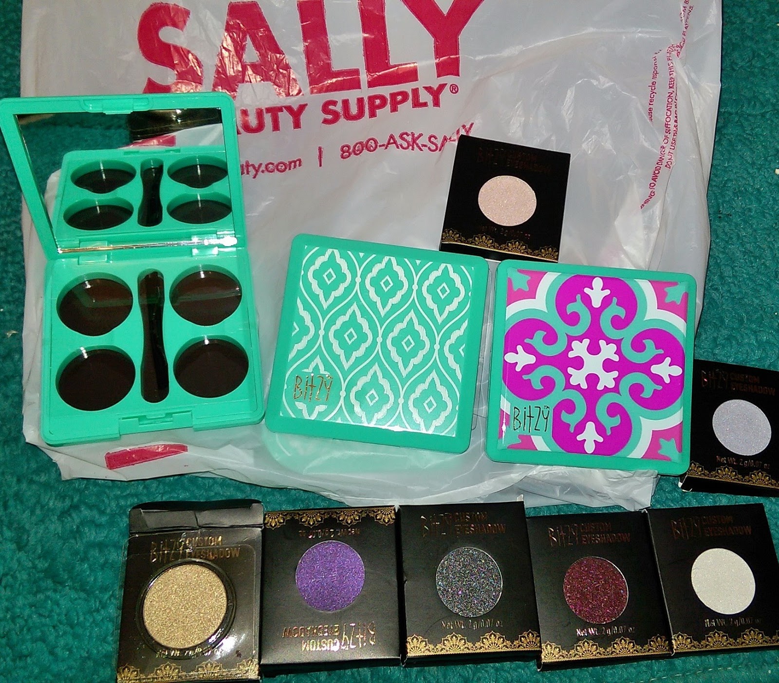 Dollar . Store . Makeup . Hauls Bitzy eyeshadow compacts at Sally Beauty