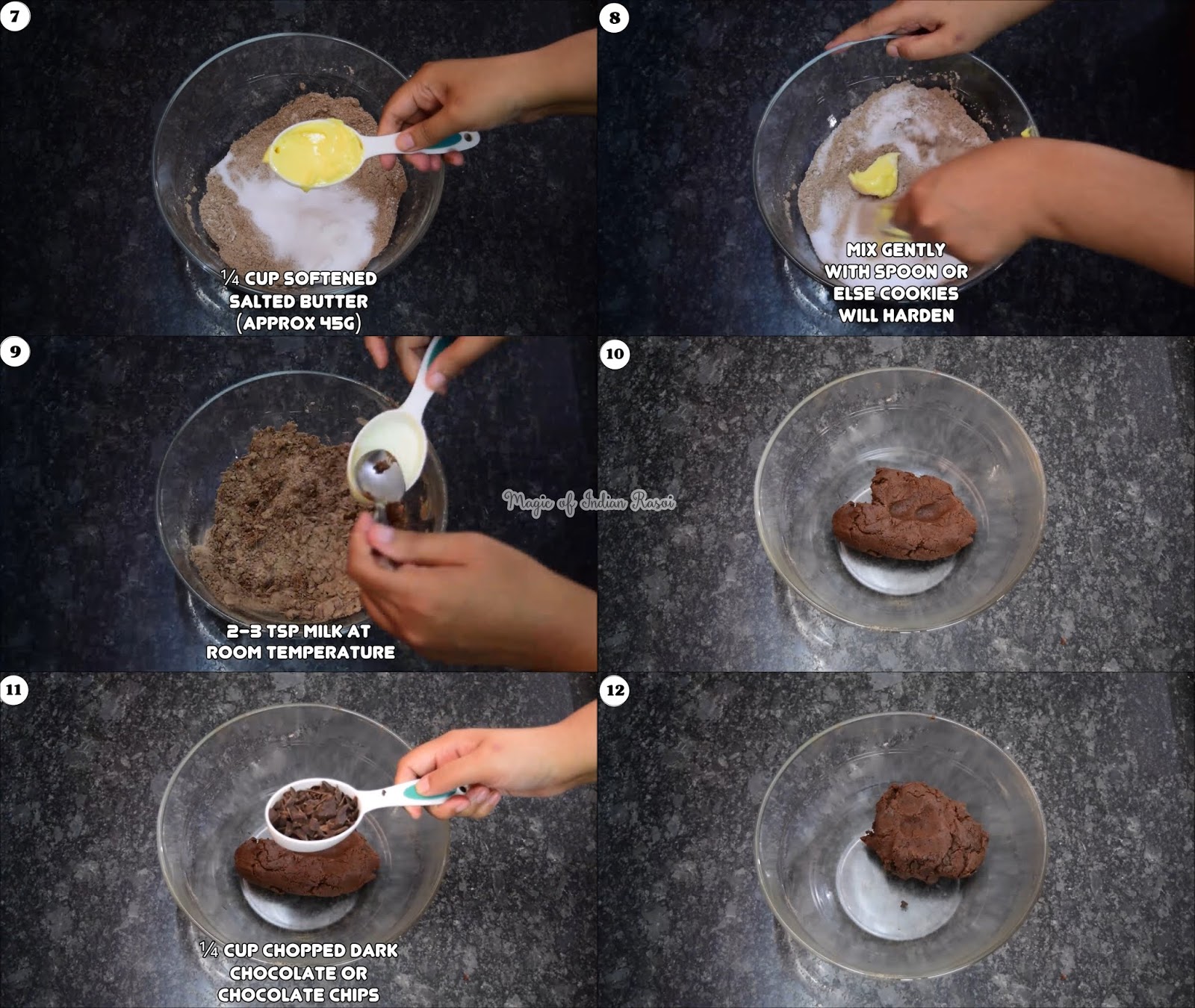 Eggless Brookies - Brownie Cookies Recipe - बिना अंडे की ब्राउनी वाली कूकीज - Priya R - Magic of Indian Rasoi