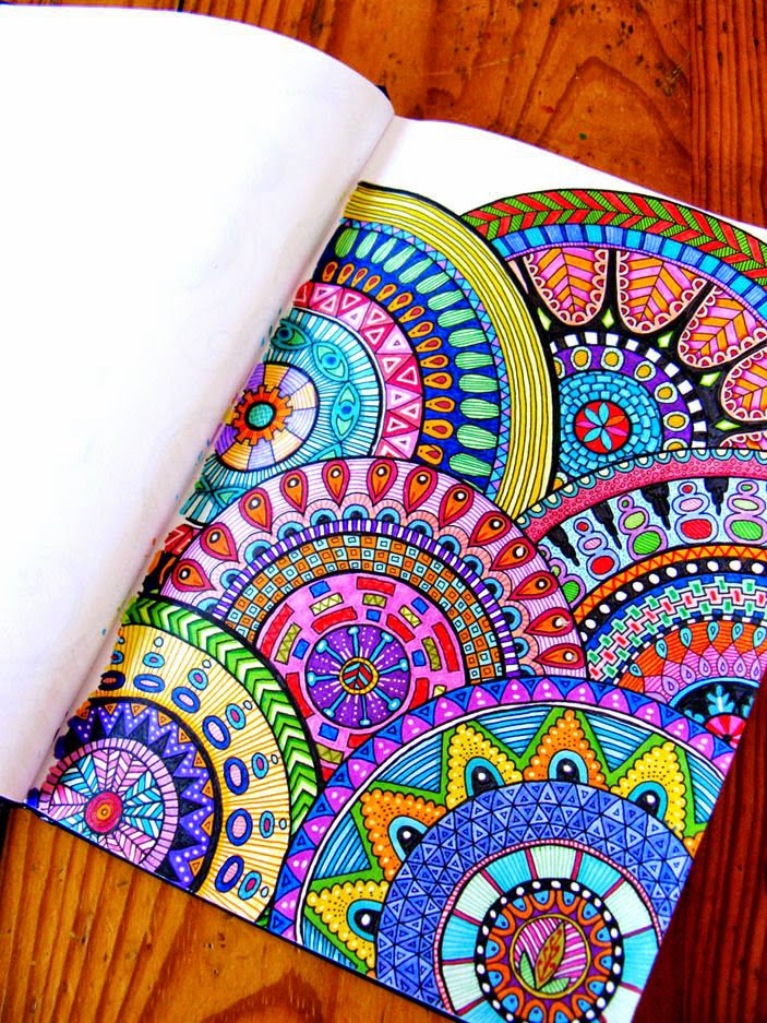 Beautiful Colored Zentangle Doodles Fashion And Travel Blogger 39928 ...