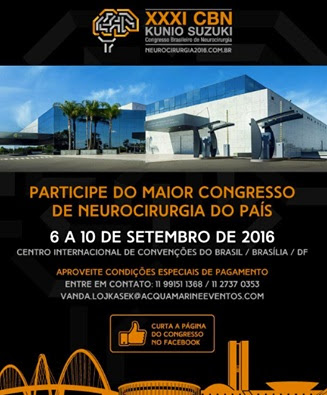 XXXI Congresso Brasileiro de Neurocirurgia 2016