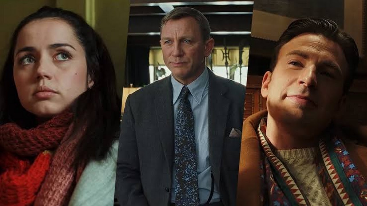 Rian Johnson trabalhando na sequência de Entre Facas e Segredos com Daniel Craig