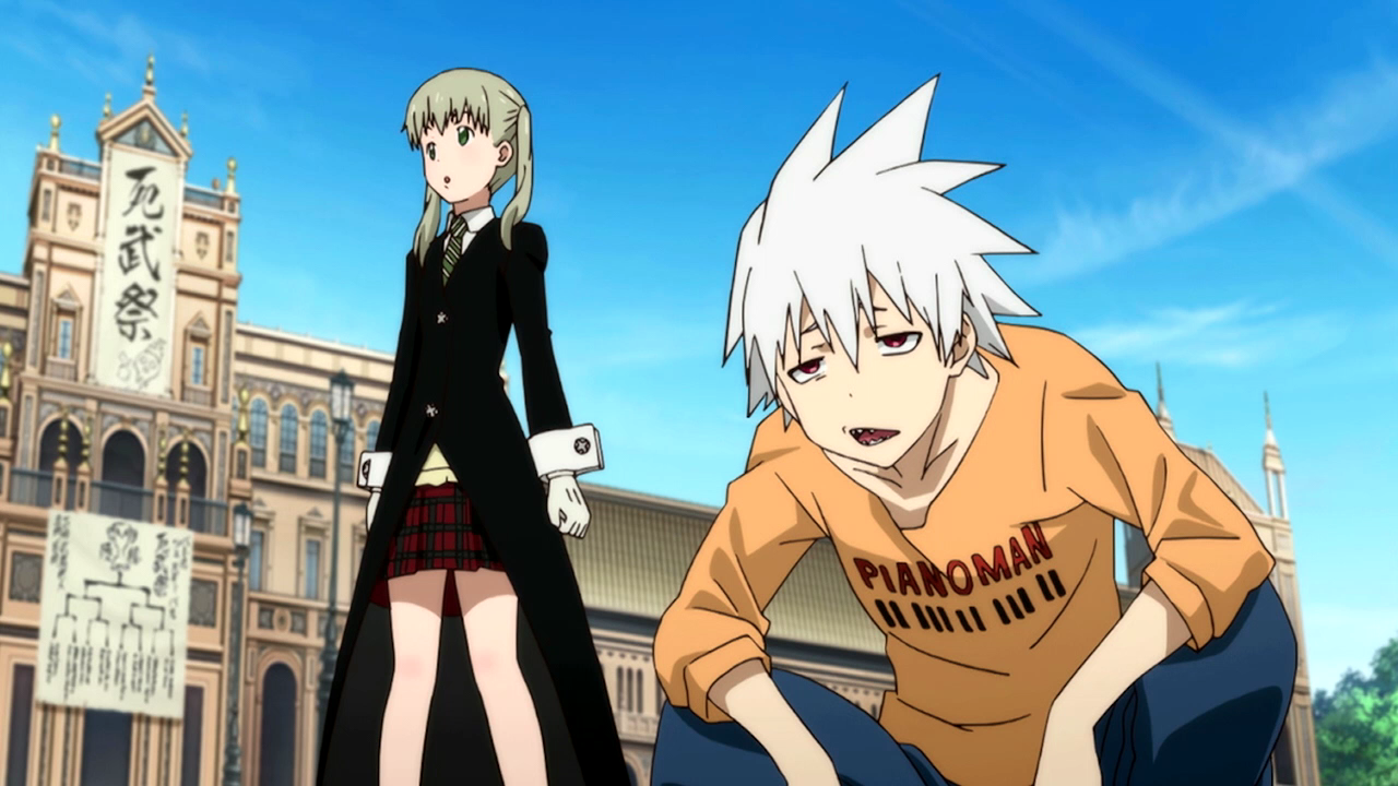 Naturally Maka and Soul are present
