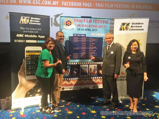 The organisers and partners at the press conference. thai film festival malaysia 2017 press conference