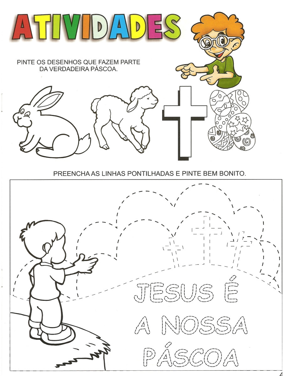 Mundinho da Criança - Alfabetização: Atividades Páscoa Cristã