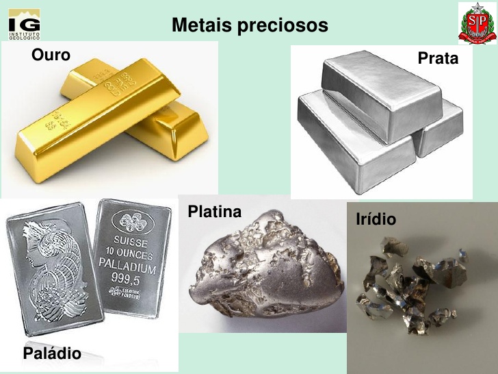 GEMAS DO BRASIL Os quatro principais Metais Preciosos quais serão os melhores investimentos GEMAS DO BRASIL Os quatro principais Metais Preciosos quais serão os melhores investimentos