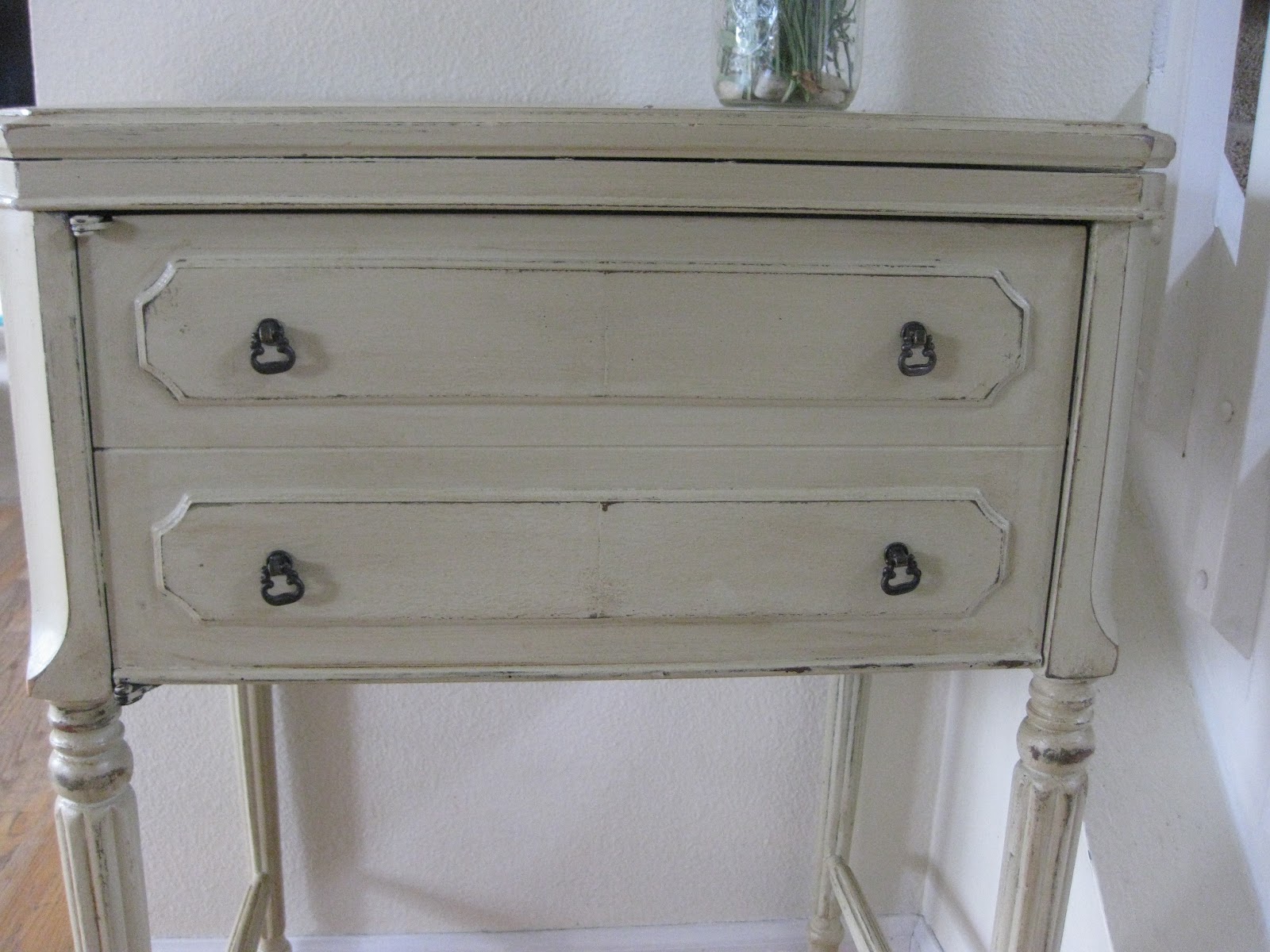 Antique Sewing Table Refinish