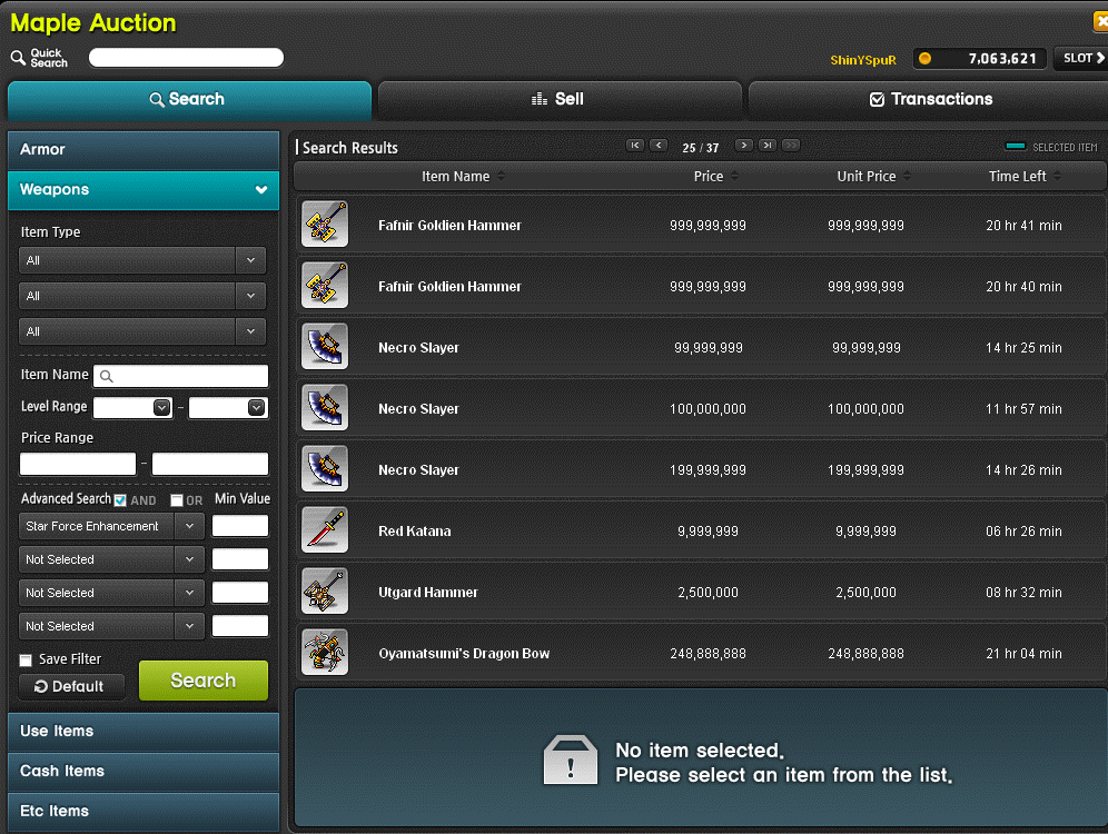 Maple trading system shutdown