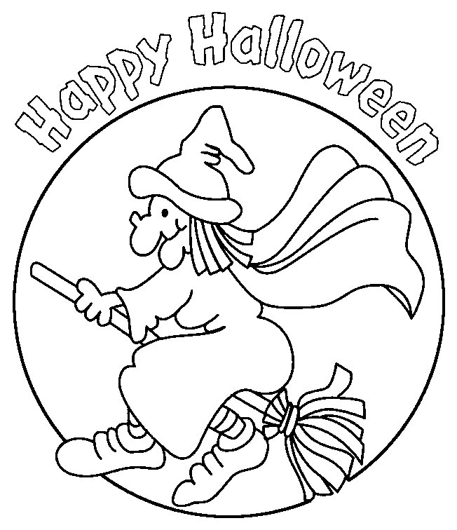 caillou coloring pages halloween witch - photo #36