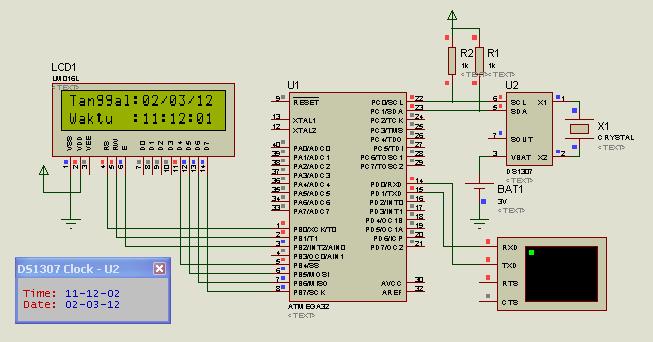 Technologination: Tutorial Jam Digital dengan RTC DS1307 Menggunakan ...