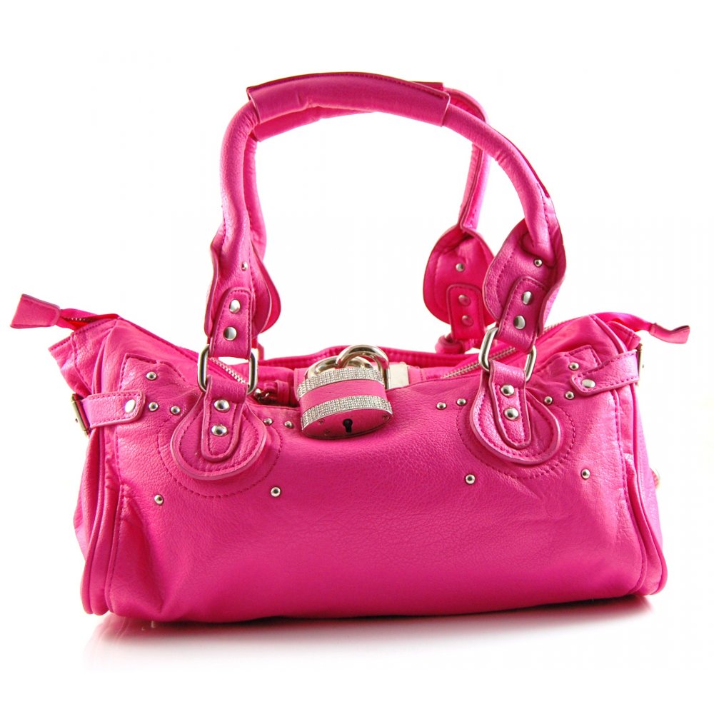 pink luxury bag