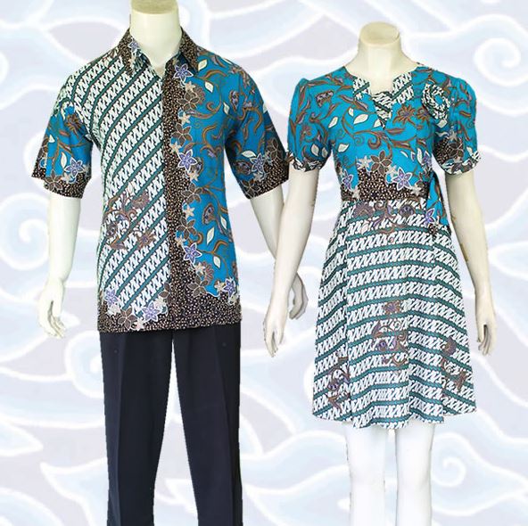 10 Model Baju Batik Couple Anak Muda Masa Kini 2019