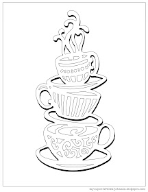 free coffee tea cup coloring pages