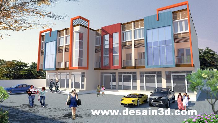 PRODUCT DESIGN: Desain arsitektur ruko 3 lantai modern terbaru
