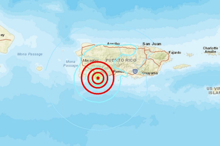 Otro sismo sacude a Puerto Rico Puerto Rico