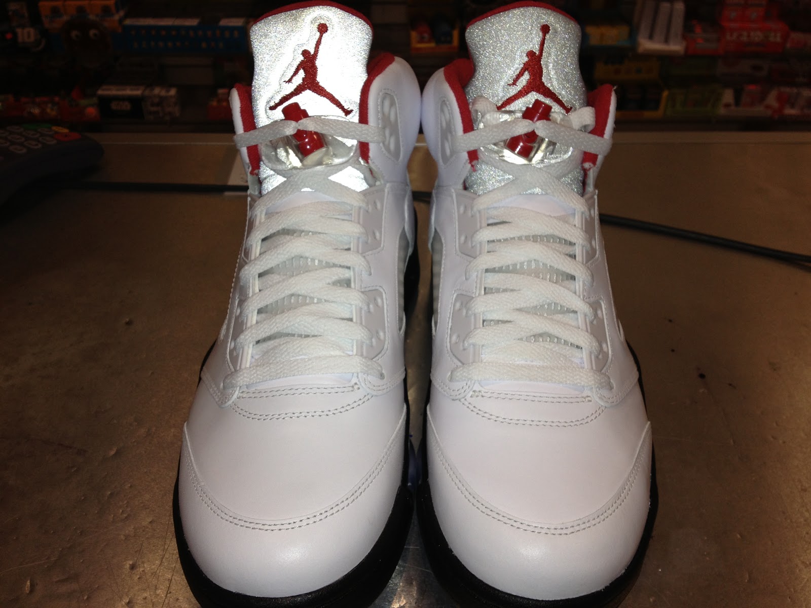 jordan 5 fire red custom