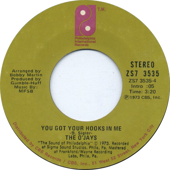 The Agent Of Truth Music Blog You Got Your Hooks In Me The O'Jays