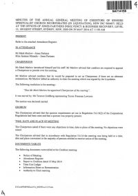<p class="docs">Minutes of unlawful meeting of creditors 29 May 2014</p>