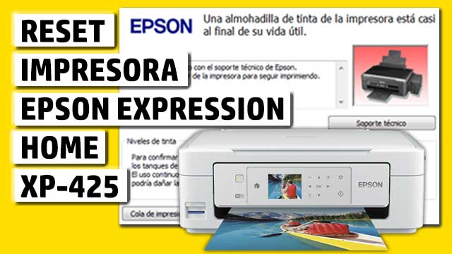 Reset impresora EPSON Expression Home XP-425