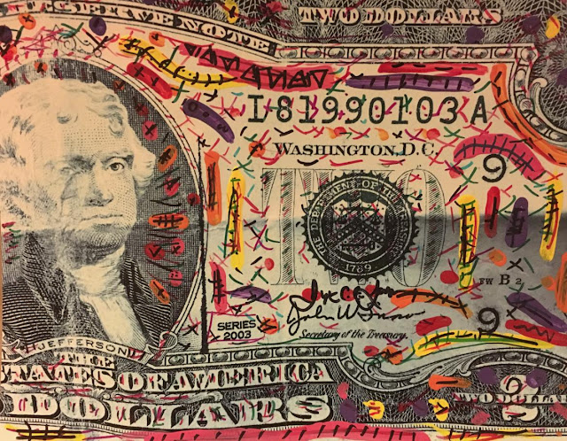 2016 | Justin Lacche | Two Dollar Bill (front)
