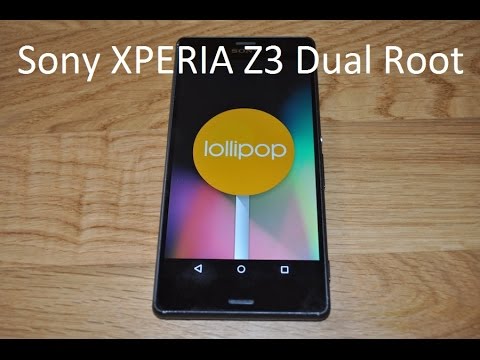 روت اندرويد لجهاز root xperia z3 dual لولي بوب