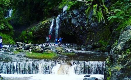 tempat wisata alam curug tilu opat bandung tempat wisata alam bandung