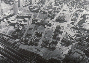 Looking down on the Guild Hall Square 1968