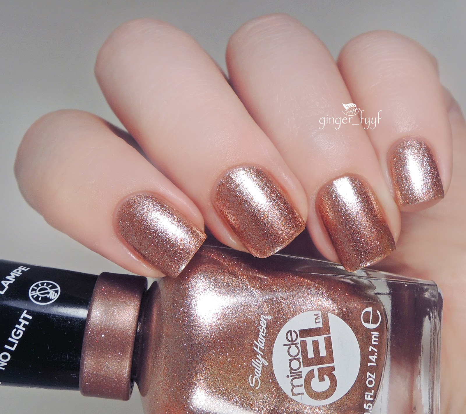 Autumn's child Sally Hansen Miracle gel 660 "TerraCoppa" страсть к