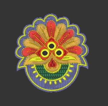 Free embroidery designs surat saree embroidery design mirror butta 54