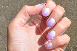 dip nails ombre dye trends dyed die francescassandra purple