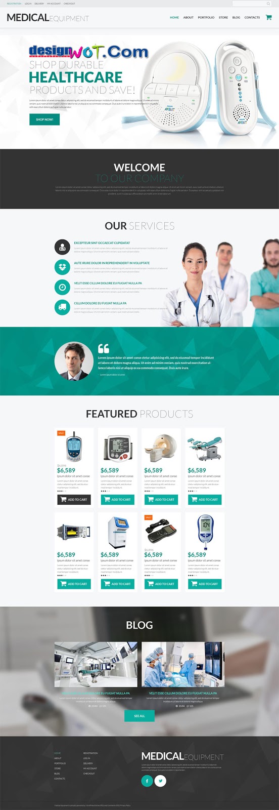 Medical Instruments WooCommerce Theme