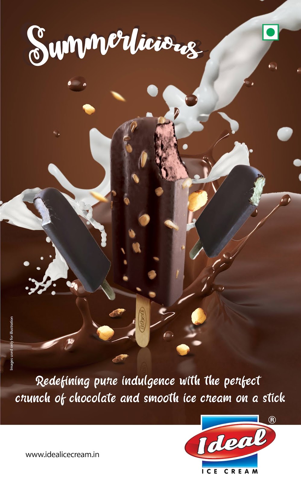 Ideal Ice cream Creative Ads