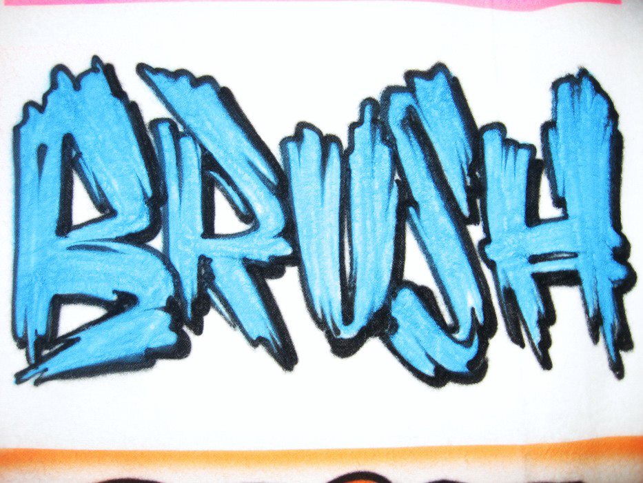 Popular Airbrush Lettering Styles found in Columbus Sugar Ray