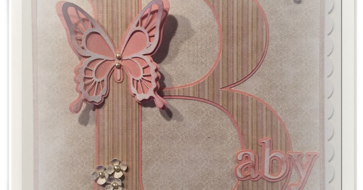 Lunasdatters Scrapbooking: Baby kort