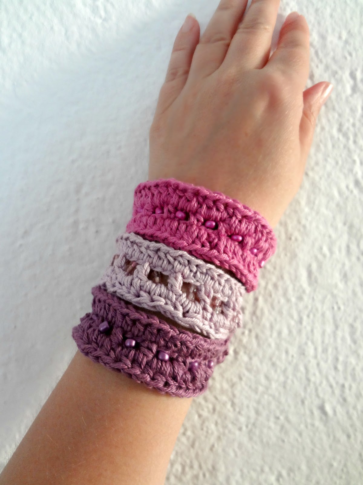 Little Treasures Ladder Stitch Bracelets free pattern