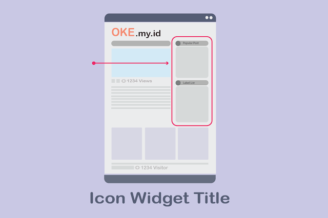 icon widget title