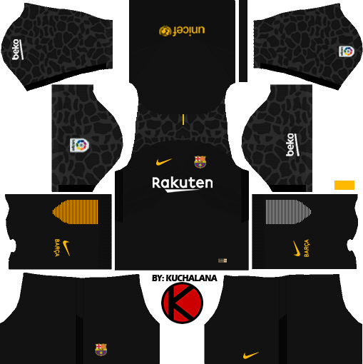 Barcelona Nike Kits 2017/2018 - Dream League Soccer - Kuchalana