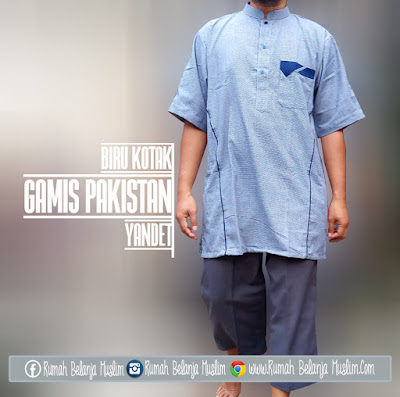 Baju Koko Pakistan Yandet Kotak Biru Baju Koko Pakistan Yandet Kotak Biru