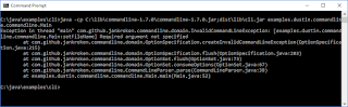 Inspired by Actual Events: Java Command-Line Interfaces (Part 4 ...