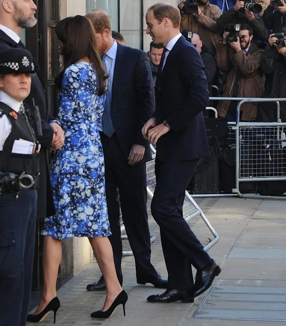 Catherine, Duchess of Cambridge, Prince William, Duke of Cambridge and Prince Harry attends The Charities Forum, BAFTA for a screening of Shaun The Sheep 