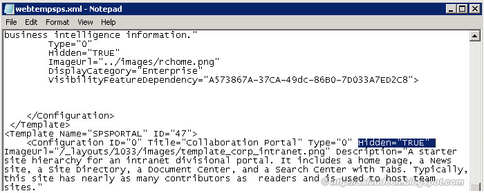 hide site template sharepoint 2010 hide site template sharepoint 2010