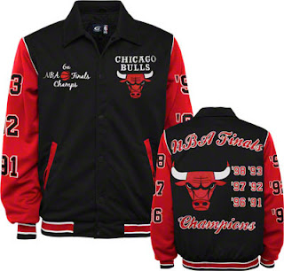 Chicago Bulls Six Time Champions Jacket - GIII Sports | Championship T ...