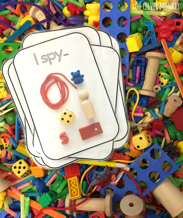 I SPY SENSORY PLAY you clever monkey
