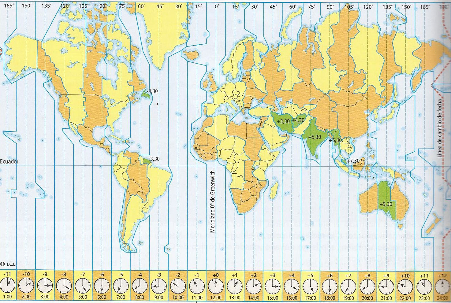 Geografía e Historia Actividad interactiva. Husos horarios Geografía e Historia Actividad interactiva. Husos horarios