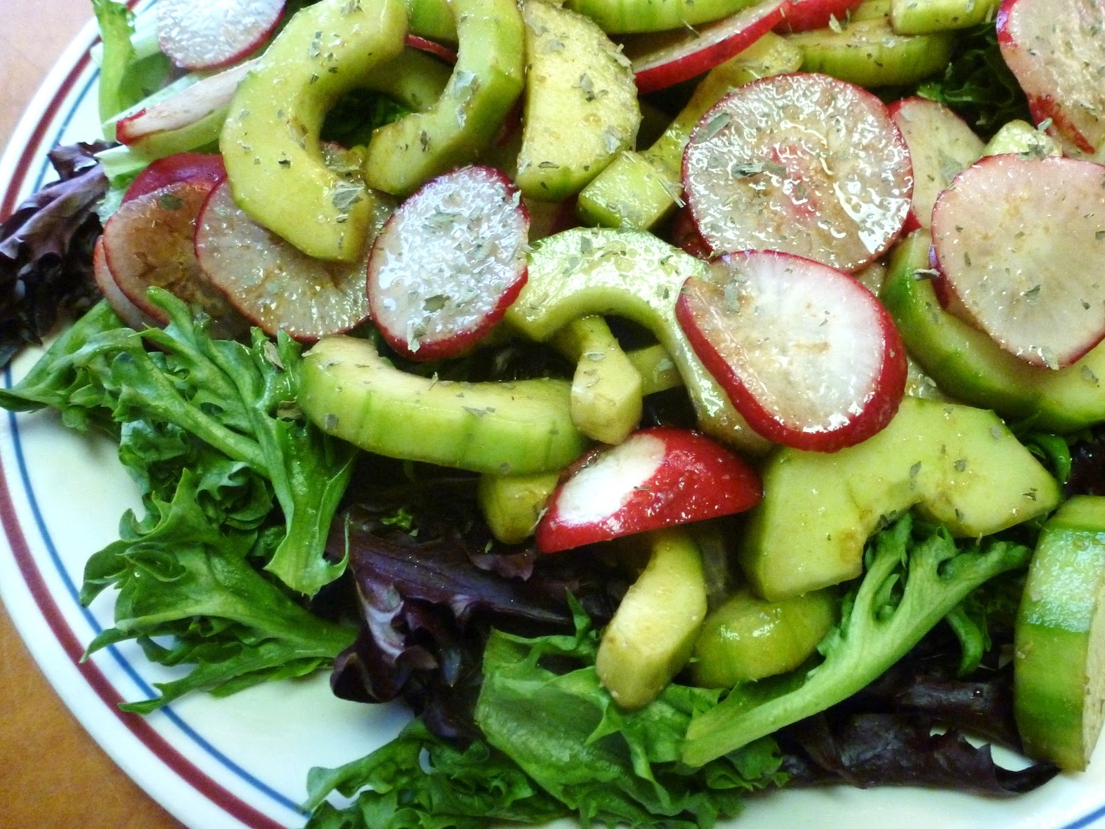 My Adventures Testing 1000 Vegan Recipes CucumberRadish Salad with