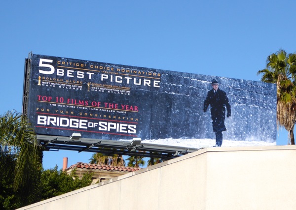 Bridge of Spies movie billboard